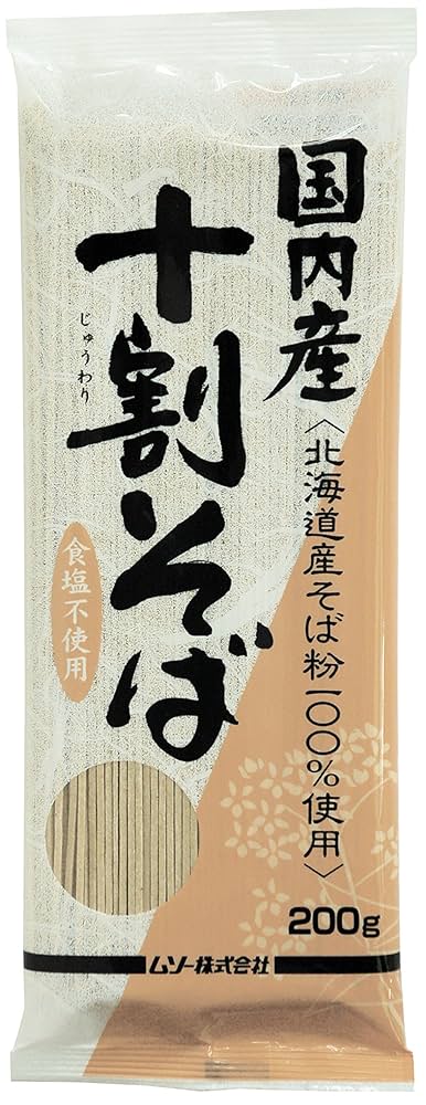 MUSO　十割そば　国内産　200g　20個 Amazon.co.jp: ムソー 国内産・十割そば 200g : 食品・飲料・お酒