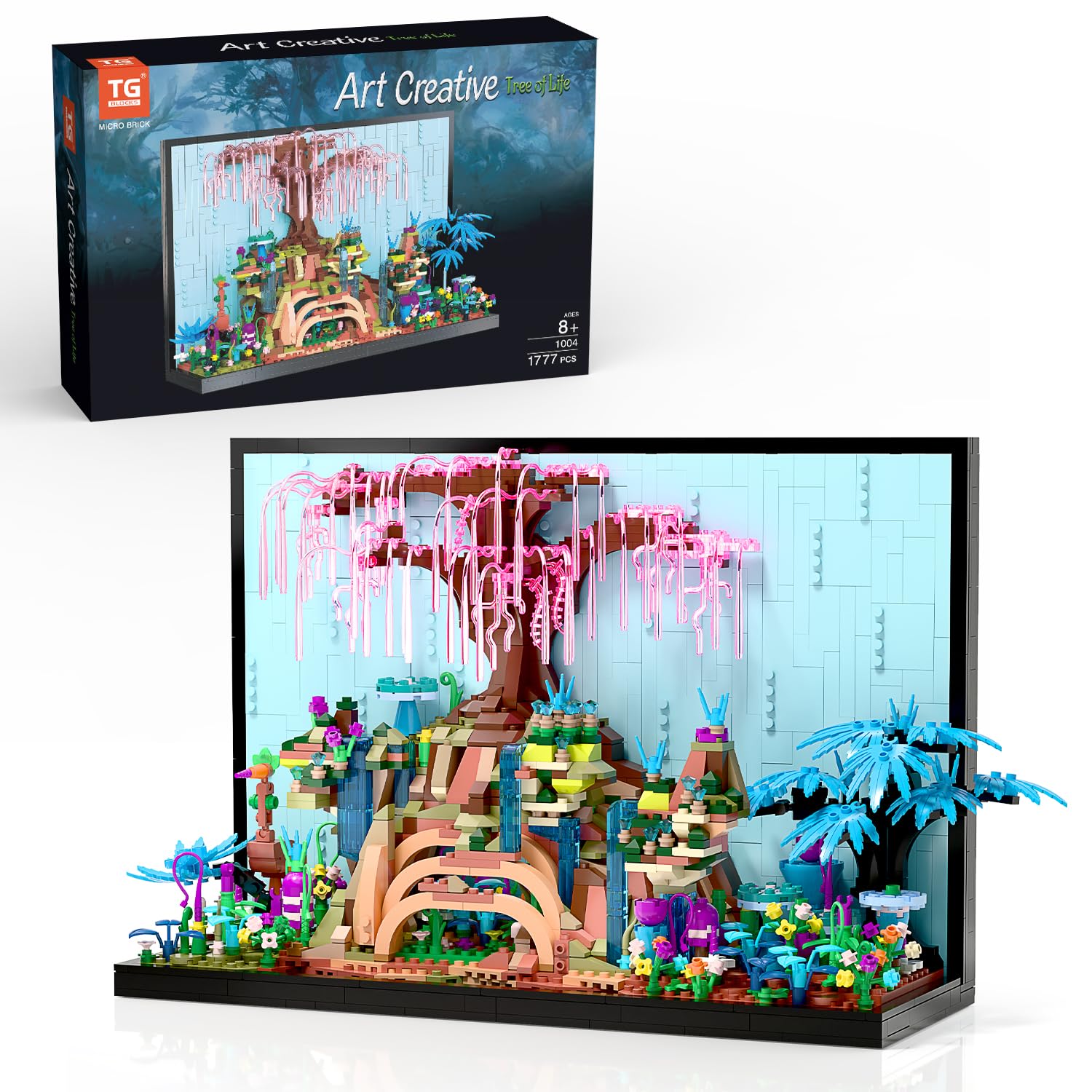 Amazon.com: Micro Brick Tree of Life Building Set, Creative Nature