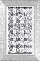 Vista 10 de Cubierta de placa de pared de diamantes de imitación plateados brillantes, cubierta de interruptor de luz de palanca doble, cubierta de salida