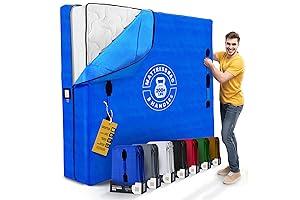 Extra-Thick King-Size Mattress Bag for Moving and Storage with 8 Handles