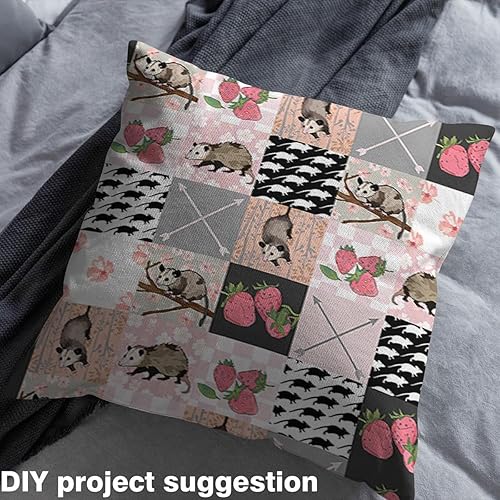 Miniatura 4 de Tela de zarigüeya por yarda, regalos de zarigüeyas, tela de tapicería para sillas, sofá, amantes de las zarigüeyas, regalo de cumpleaños, decoración