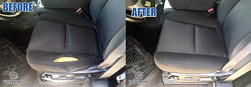 Miniatura 7 de Richmond Auto Upholstery - Funda de asiento de tela de repuesto para parte inferior del lado del conductor, color negro (compatible con Chevrolet