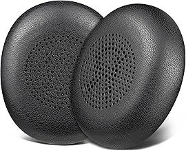 SOULWIT Lambskin Foam Cushion Pads for Jabra Evolve2 65 (65MS 65UC USB)/Evolve2 40 (40UC 40MS USB)/Elite 45h Wireless Supra-Ear Headphones