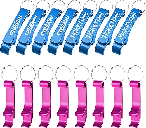 Miniatura 5 de 100 llaveros personalizados para abridor de botellas, llaveros personalizados para abridor de cerveza que pueden enfriar el llavero con logotipo