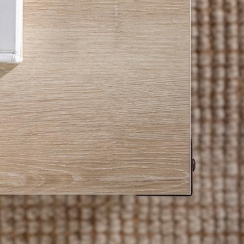 Miniatura 37 de Walker Edison Sedalia Moderna Metal X Mesa de centro, 40 pulgadas, gris de piedra Gris piedra,Roble rústico,Blanco (White Oak),Gris (Grey Wash)