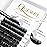 QUEWEL Eyelash Extension Supplies 0.20 C Curl 20mm Classic Individual Lash Extensions|Optinal 0.03/0.05/0.07/0.10/0.15/0.20 C/D Single 8-25mm Mix 8-14mm 15-20mm 20-25mm|(0.20 C 20mm)