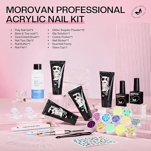 Miniatura 7 de Morovan KIT DE UÑAS DE POLIGEL