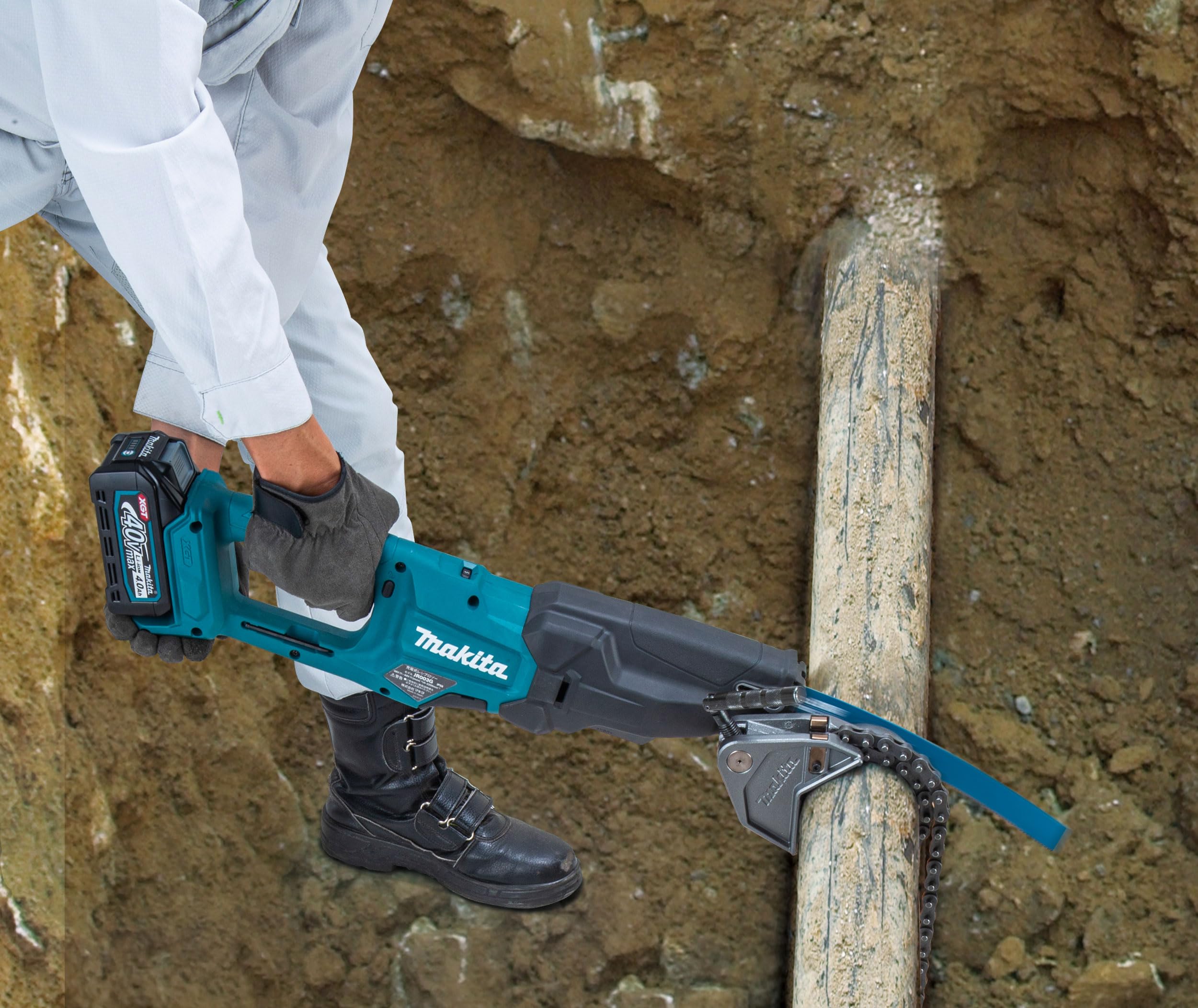 Makita JR003GZ - Sierra de recipros inalámbrica (40 V, máx. (sin batería, sin cargador)