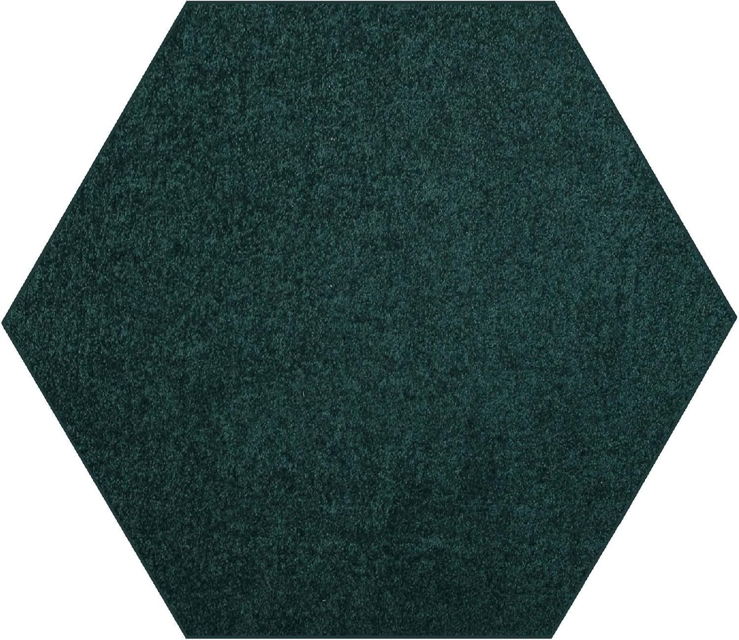 Ambiant Pet Friendly Solid Color Area Rugs Forest Green - 9' Hexagon, Indoor, Stain Resistant, Perfect for Living Room, Bedroom, Entryway, Doorway, Pet & Kids Friendly Rug, Wedding, Made in USA