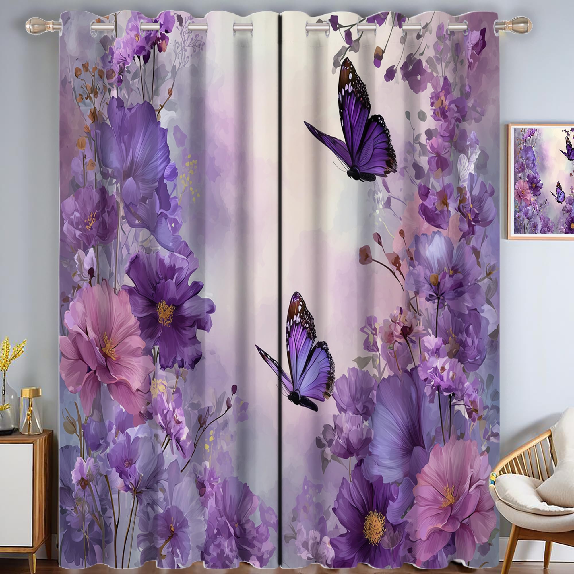 Rideaux de cuisine imprimé pivoine pour réveiller votre intérieur
