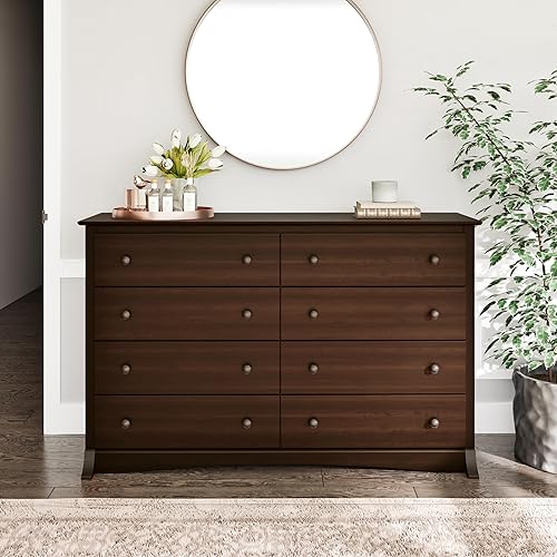 Miniatura 2 de Prepac Sonoma EDC-6338 - Cómoda doble con 8 cajones para dormitorio, cómoda ancha, muebles de dormitorio, almacenamiento y organizador de ropa,