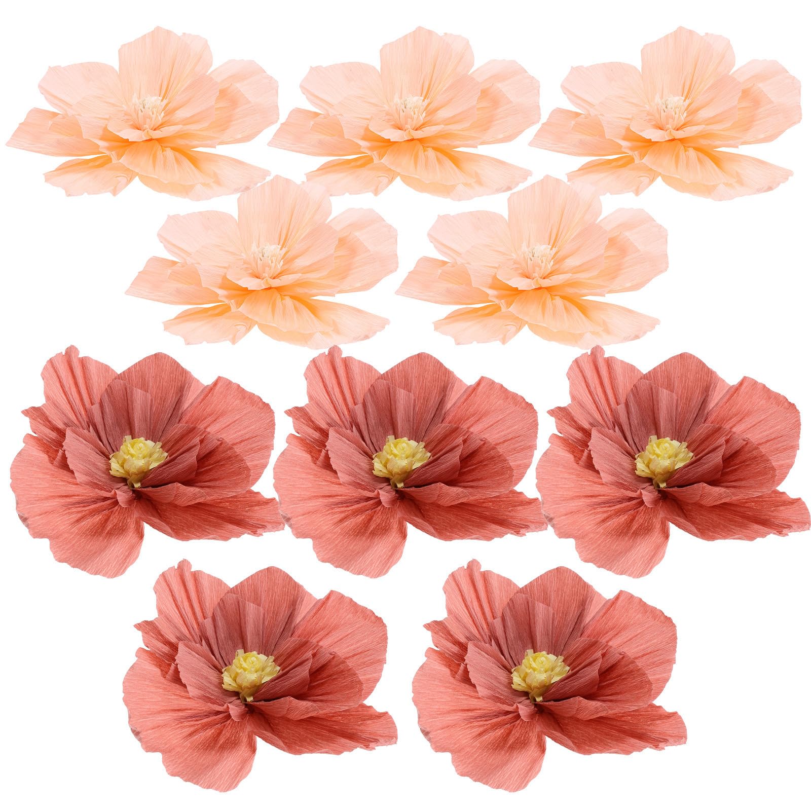 Flores de papel decorativas para fiestas de cumpleaños alegres