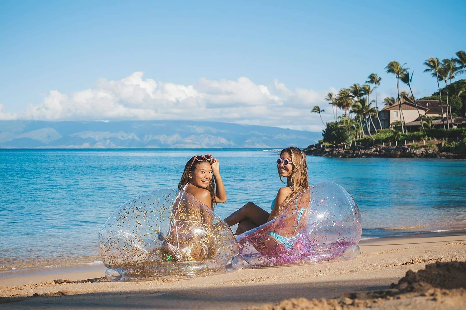Air Candy Gold Glitter Inflatable Chairs