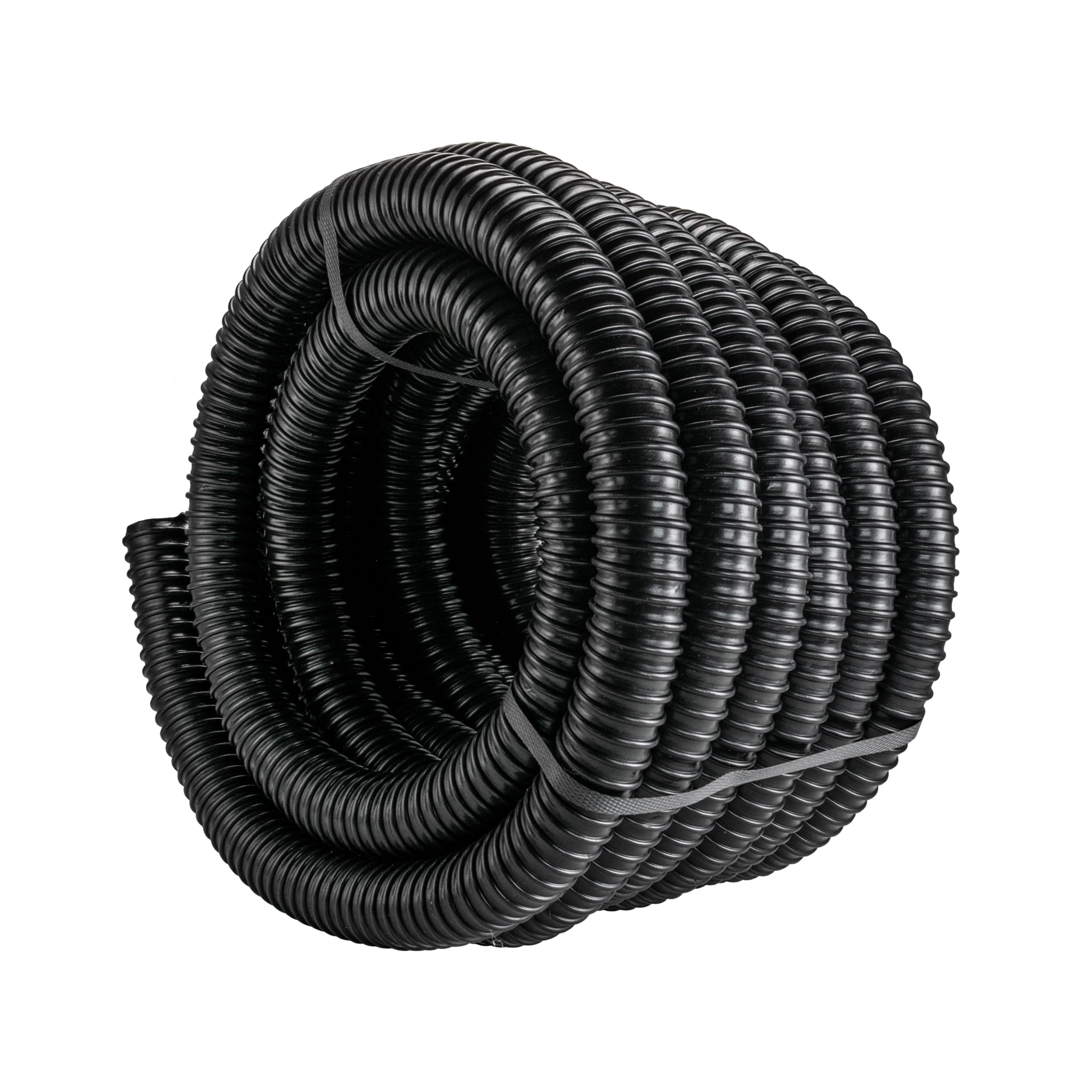 Cost Wise Black 50Mm (2") Corrugated Flexible Pond Pump/Filter/Waterfall/Drainage Pipe Also Ideal For Hydroponics And Suction Hose (3M)