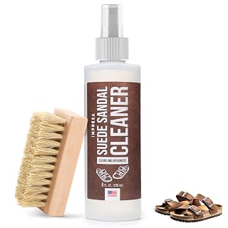8oz Suede Shoe Cleaning Kit – USA Made Birkenstocks Cleanser with Brush Tool Collection - Cleaning Solution with Brush for Birkenstock Cleaner Kit