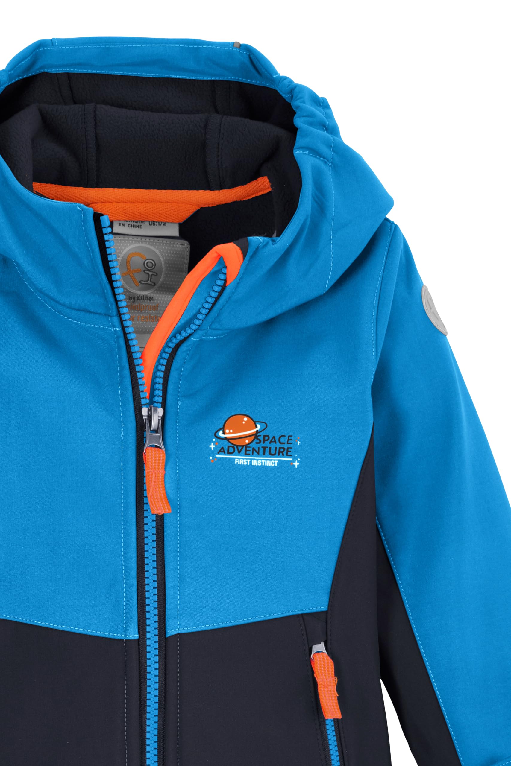 first instinct by killtec Fiow 5 Mns Sftshll Jckt Veste softshell/veste outdoor avec capuche Mixte bébé