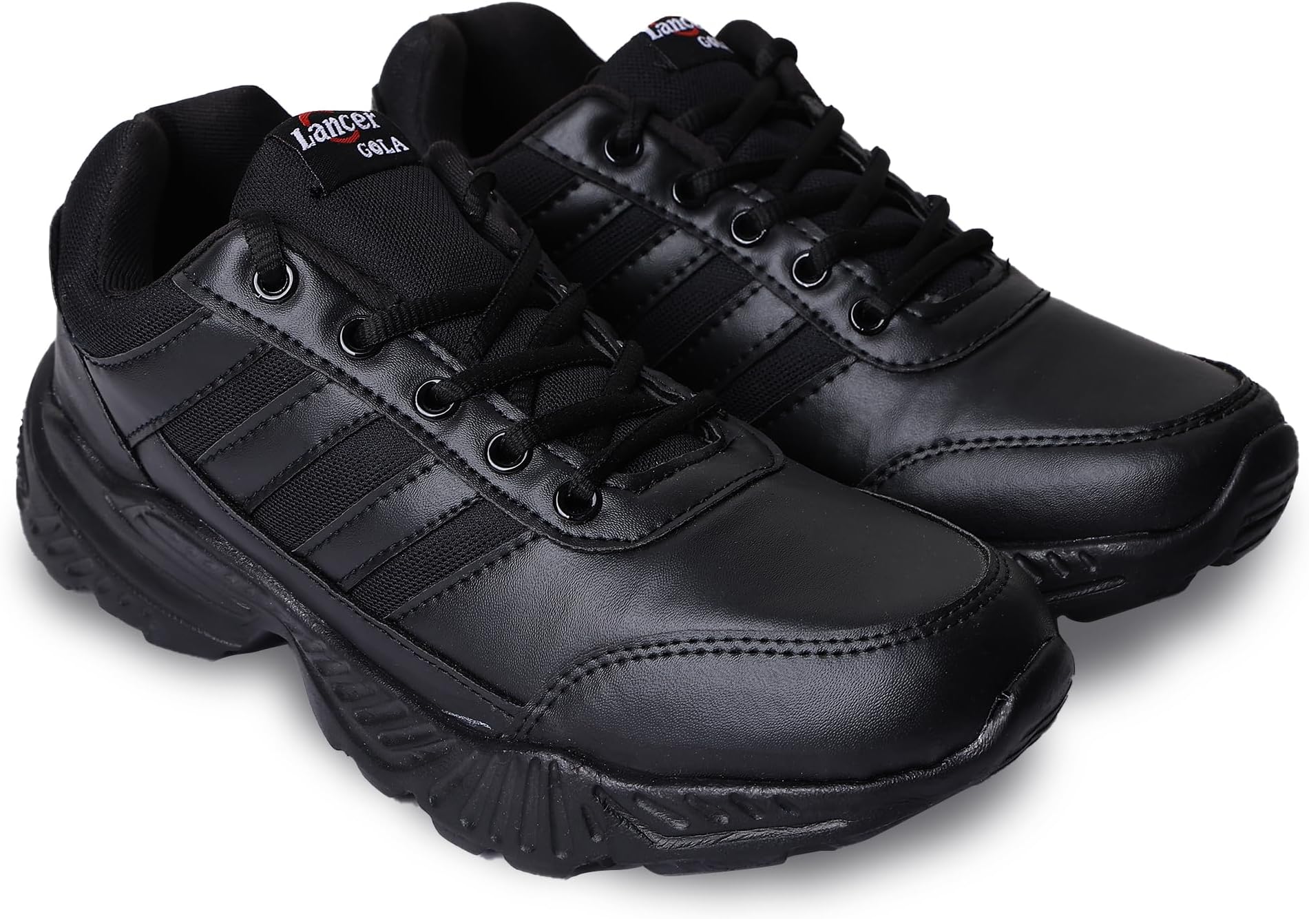LANCER Kids Gola-L-Prem/Kblk Black Premium School Shoes,3 UK