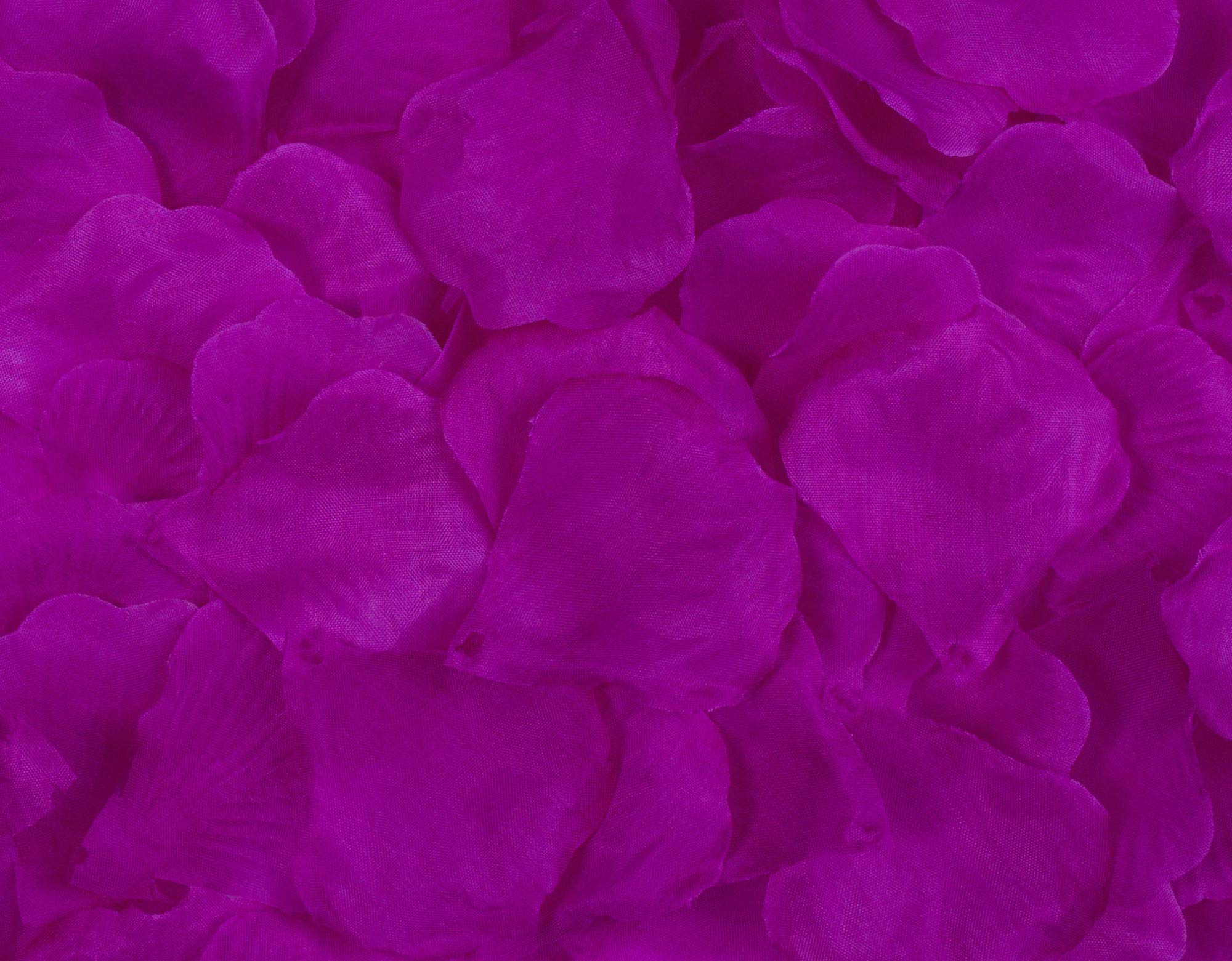 Best Artificial Silk Rose Petals Flower Confetti Wedding Bridal Valentine Arrangement Engagement Party Decoration (Purple, 500)