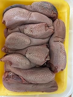 Halal Florida Lamb Tongues, Fresh Premium Quality Organ Meat, Hand-Slaughtered, Cleaned & Ready to Cook, High Protein, Ideal for Boiling, Grilling & Traditional Dishes , Fresh, organ meat carefully cleaned and prepared for cooking .. [ 48 oz , 3 lb ]
