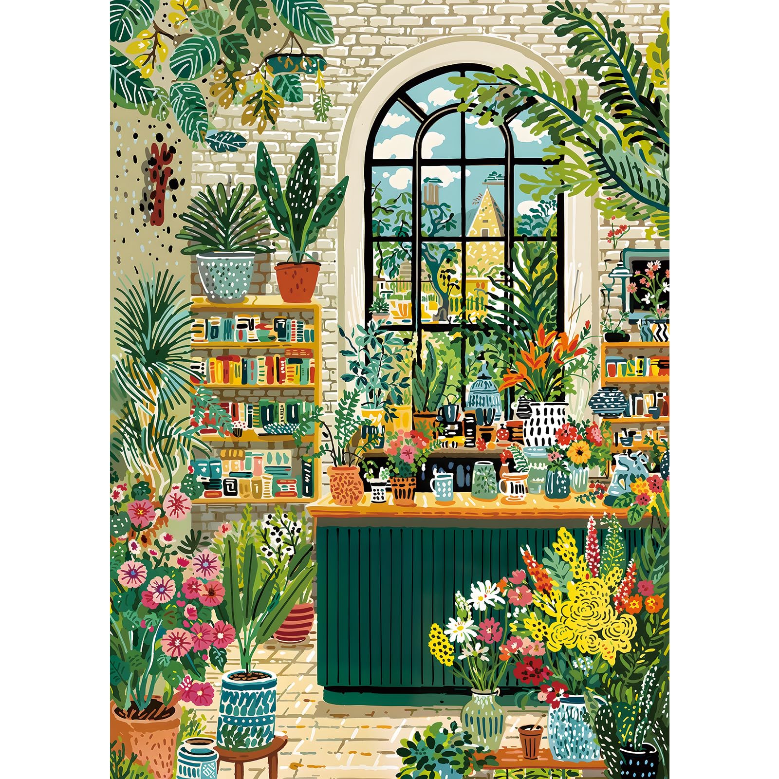 Puzzles 1000 Pieces for Adults jigsaw puzzles for adults 1000 Piece Puzzle Challenging Game for The Whole for Women, Gifts for Men, jigsaw puzzle Theme:Botanical Garden โ image 1