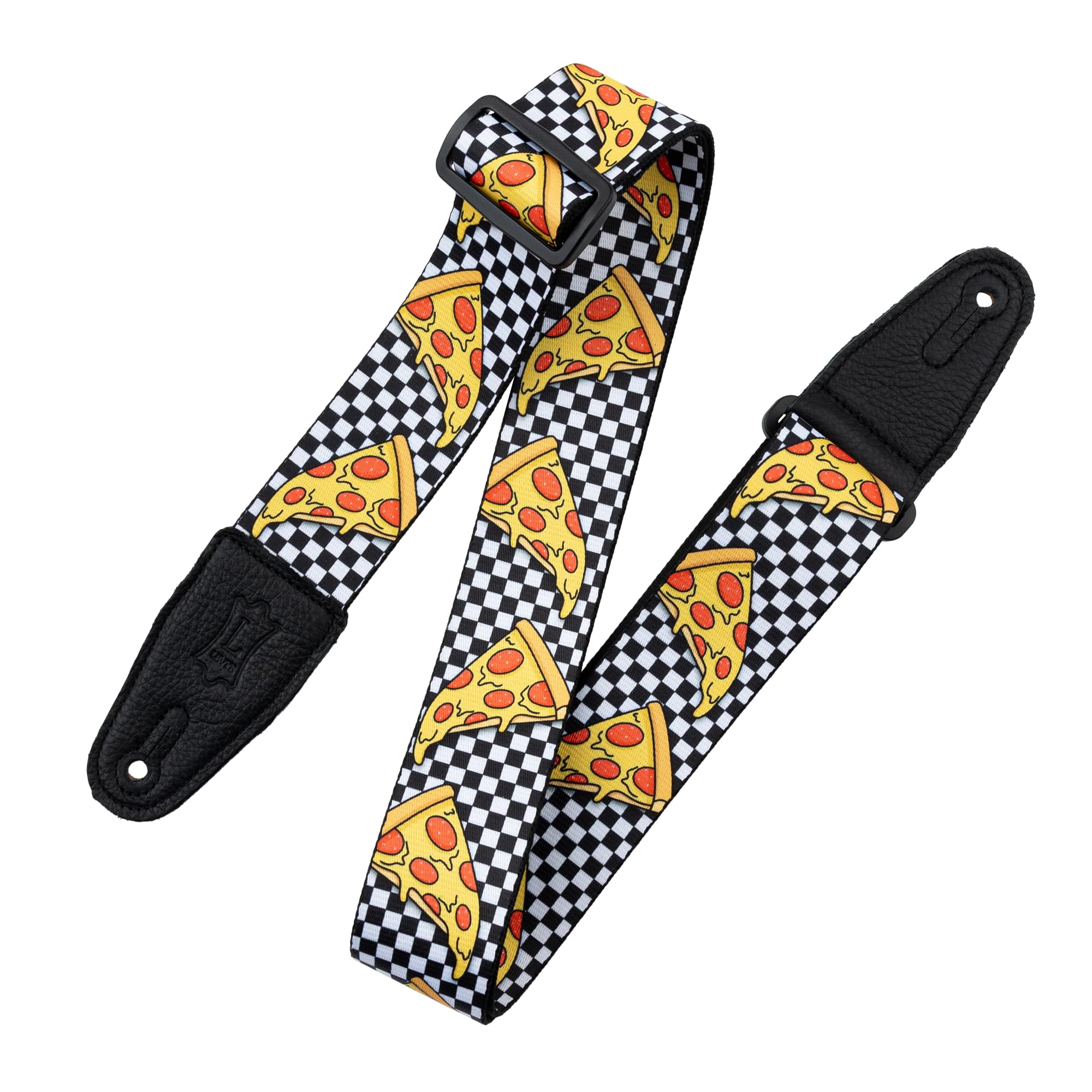 Levy's Leathers MP2TG-003 Guitar Strap, Pizza Party, Adjustable