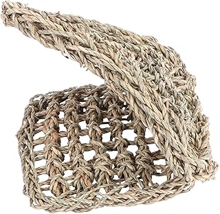 Yardwe 1pc Rattan Bird Nest Out Door Decor Rustic Decor Embellishments for Crafting Canary Bird Hut Small Bird Houses Brown Hand-woven Birds Nest Pet Sleeping Bed Woven Nest Outdoor