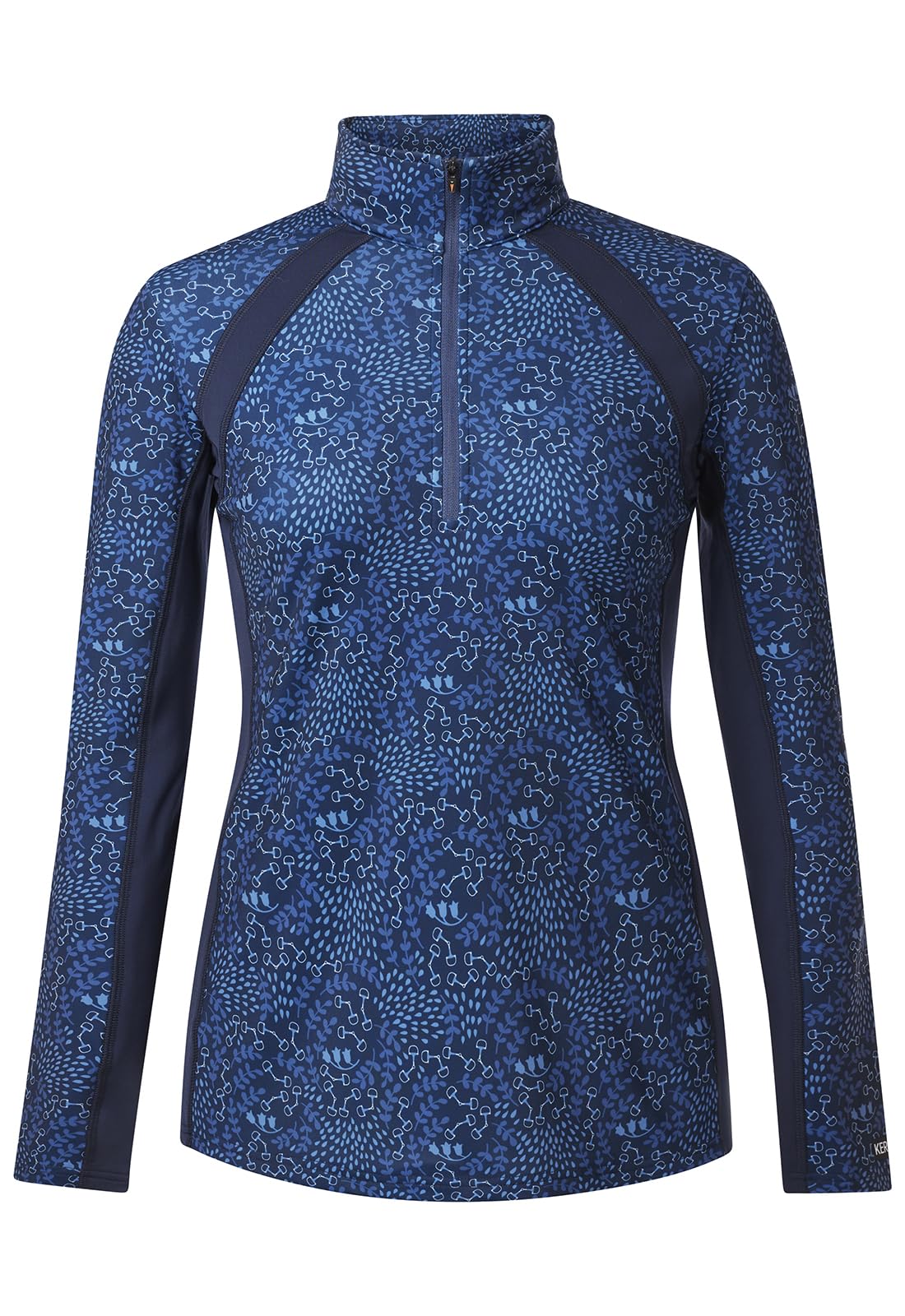 KerritsRail Side Quarter Zip Tech Top - Print