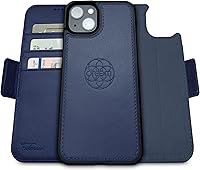 Vista 1 de Dreem Fibonacci - Funda tipo cartera para iPhone 14 Plus Funda desmontable de piel vegana 2 en 1 con soporte integrado, soporte para tarjetas