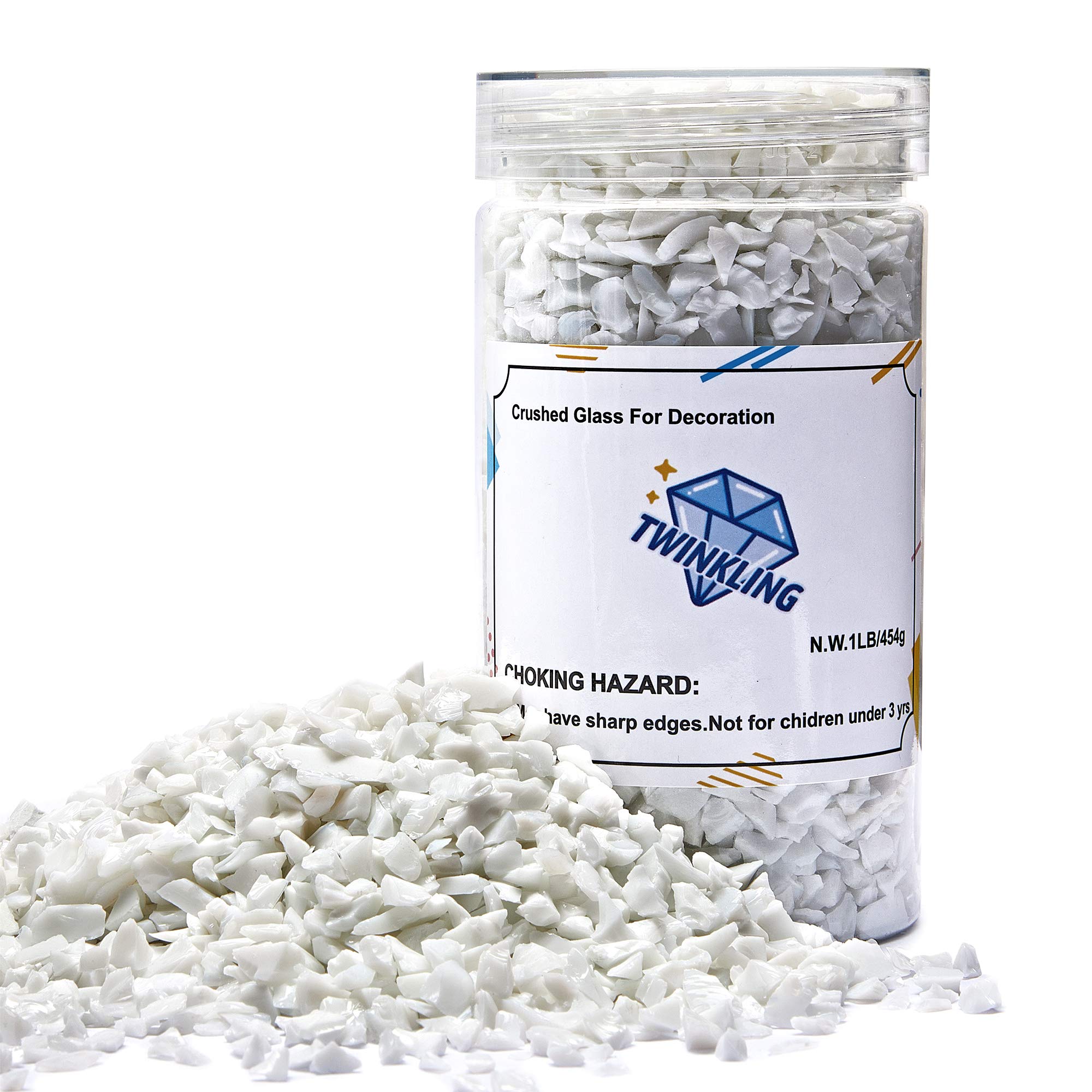 Buy TWINKLING High Luster Fire Glass Gravel Stone Glitter,Broken Glass