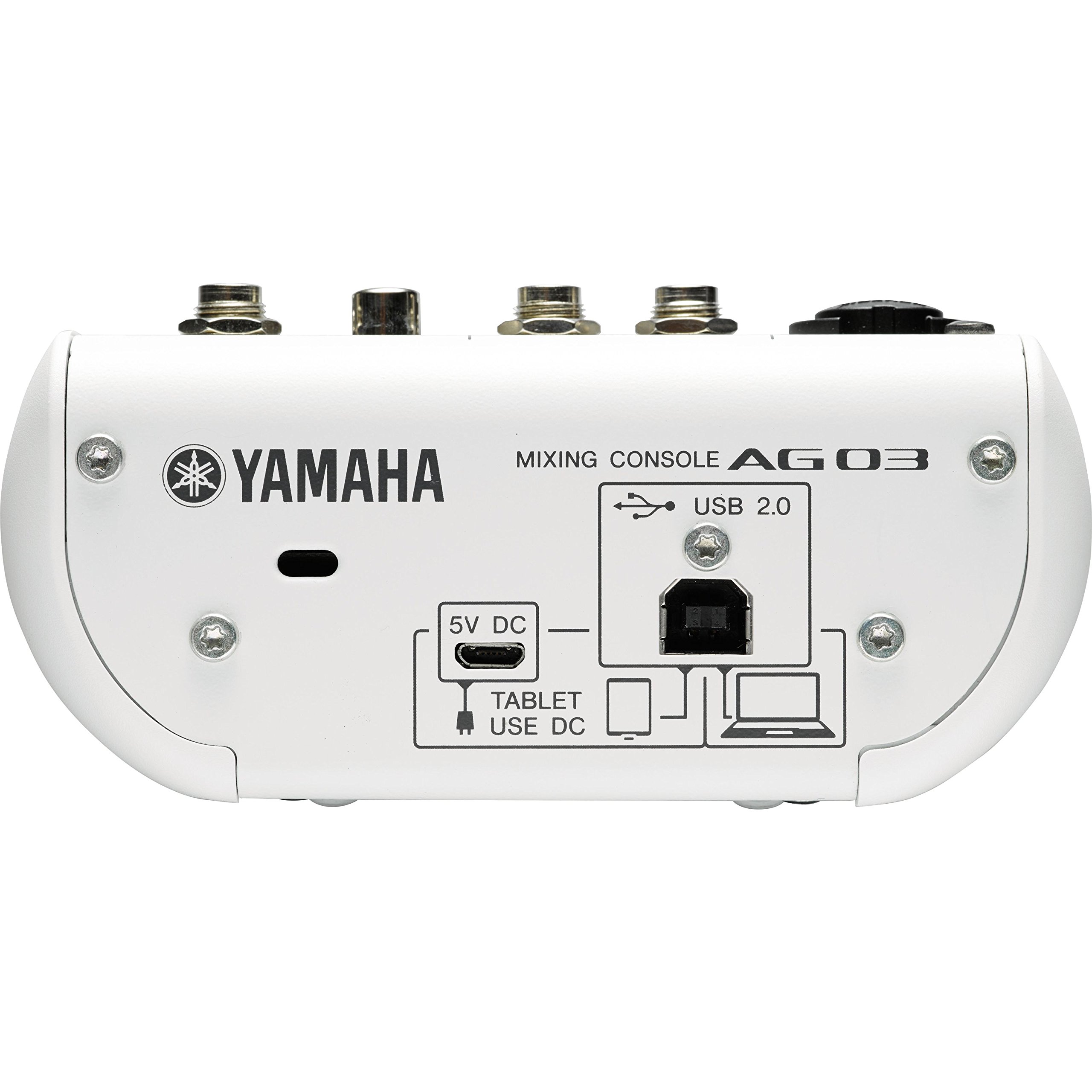 YAMAHA AG03 旧製品 配信用ミキサー オーディオインターフェイス Amazon.co.jp: ヤマハ YAMAHA ウェブキャスティングミキサー