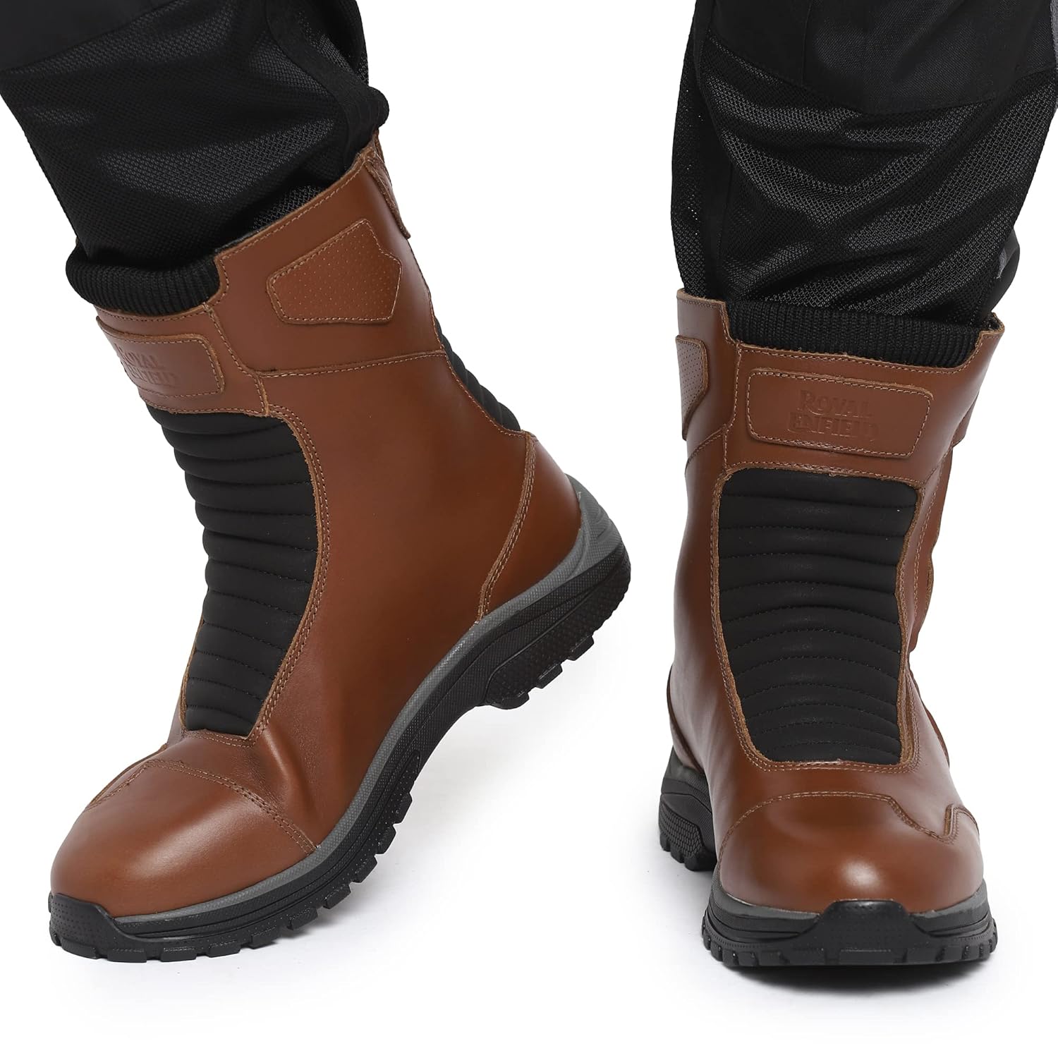 Royal Enfield Men E39 Short Riding Boot Brown Eu 45(Boa220001) Shoes