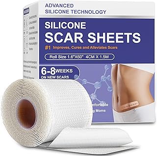 Hojas de silicona para cicatrices, cinta médi...