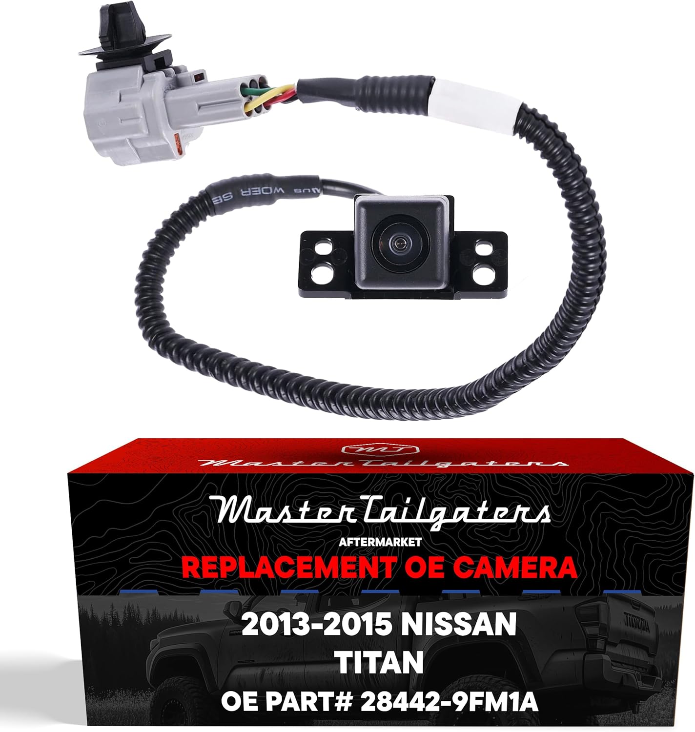 Master Tailgaters Replacement for Nissan Titan (2013-2015) Backup Camera OE Part # 28442-9FM1A