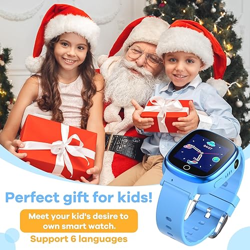 Miniatura 7 de DERUI Reloj inteligente para niños con 26 videojuegos, cámara selfie, reproductor de video, podómetro, cronómetro, reloj despertador, linterna,
