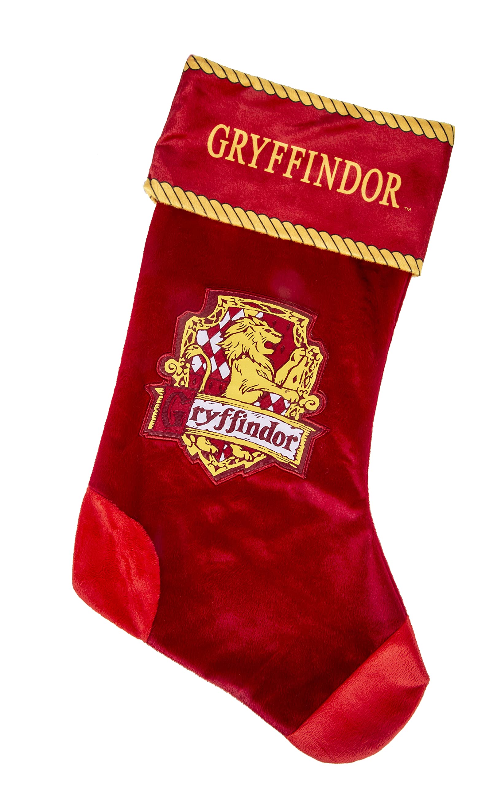 Merchoid Harry Potter Gryffindor Christmas Stocking – Holiday Decor for Fans – Ideal for Bedroom, Fireplace, or Gifts for Gryffindor House Fans – Premium Quality, Festive Red Design