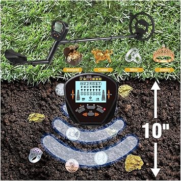 Metal Detector, Metal Detector Md-830 Underground Depth 2.5M Scanner Search High Precision Gold Detector Treasure Hunter Detecting(with Gp-Pointer-03) (with Gp Pointer),with Gppointer02A