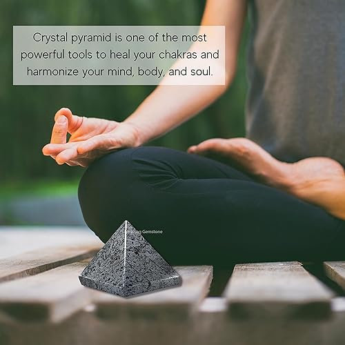 Miniatura 116 de Amazing Gemstone Lapis Lazuli Pyramid Crystal Healing Stones - 2" Great Pyramid Figurine of Natural Stone Pyramid for Meditation, Reiki, Chakra