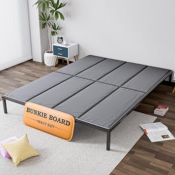 Greaton 15mm Bunkie Board King 76x80 Heavy Duty Under Mattress Support, Low Profile Bed Support Board for Slatted Bed Frame, No Box Spring Needed, Noise Free, Non-Slip, Made in USA