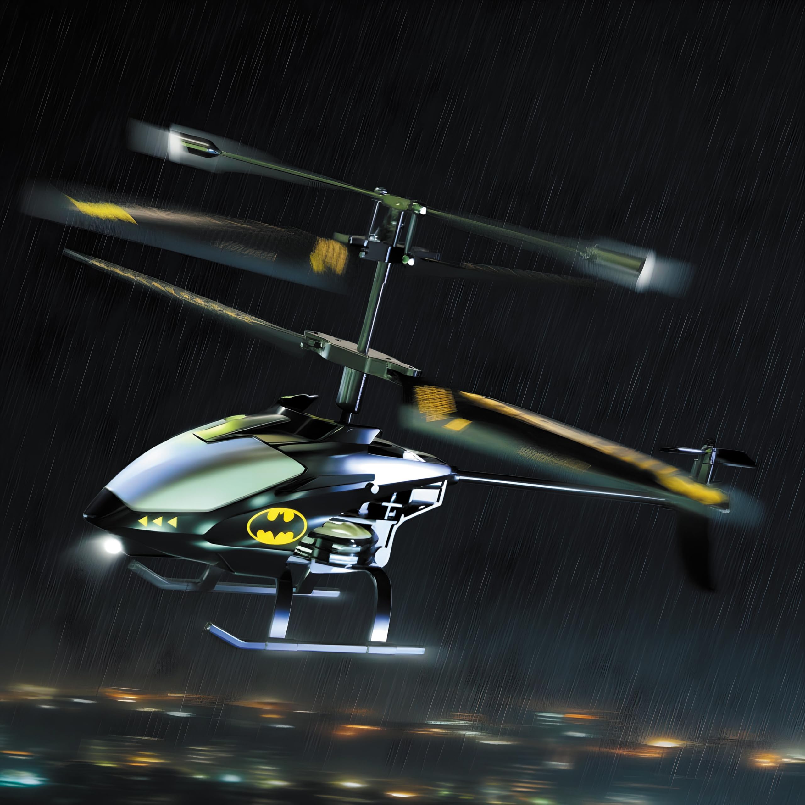Mondo Motors - RC BATMAN NIGHT CHOPPER 21 cm - elicottero per bambini - 63881
