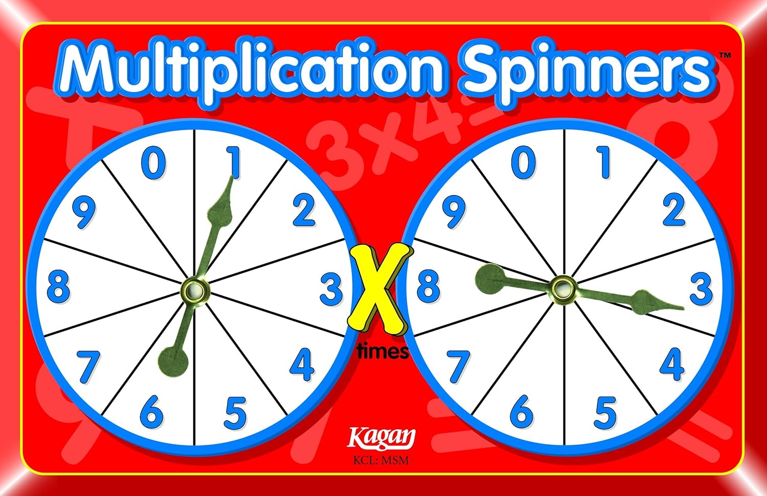 Kagan Cooperative Learning Spinner: Multiplication (MSM)