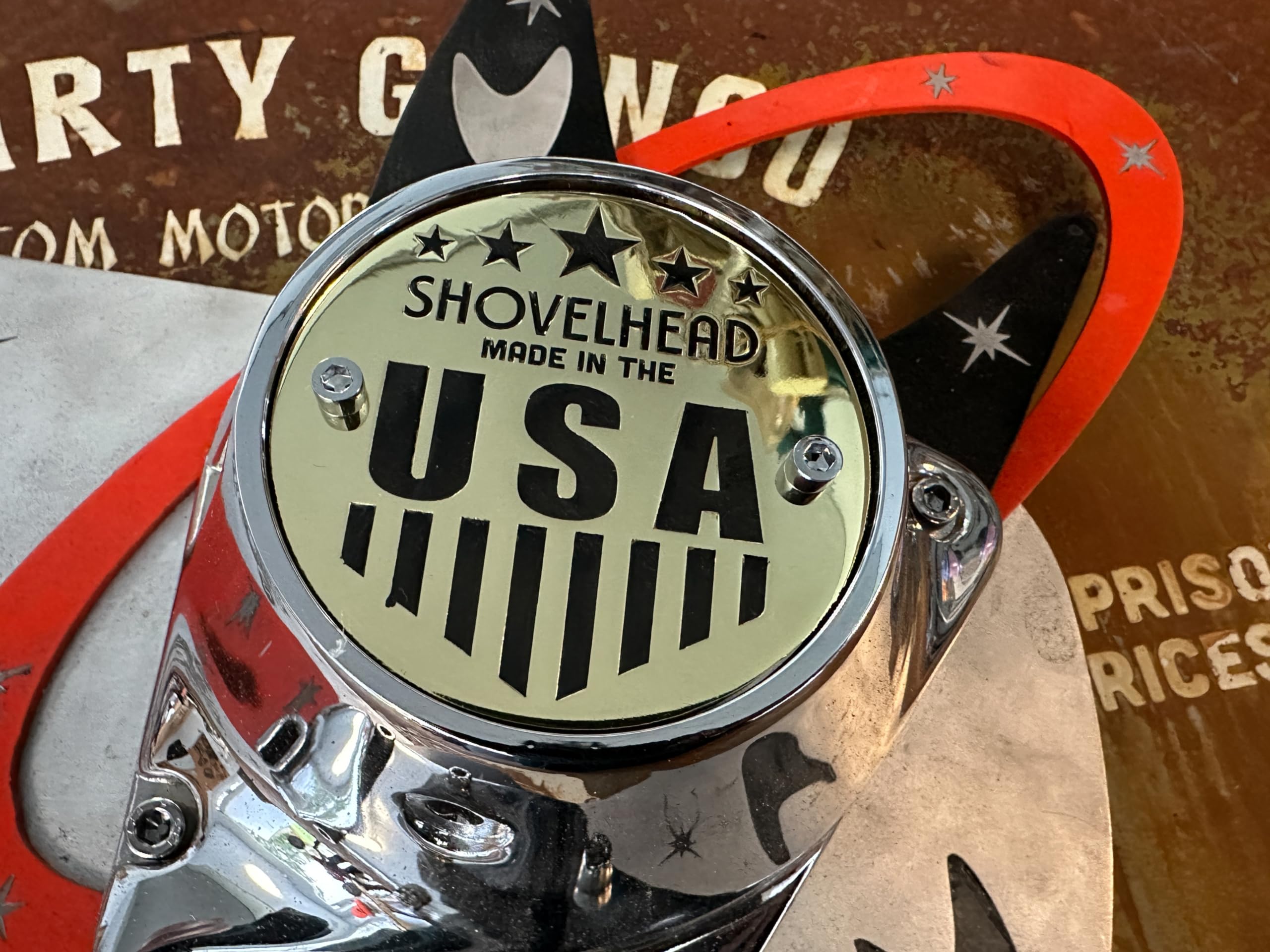 com: Shovelhead Made in The USA Brass Points 2 Hole Timing