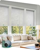 Vista 22 de Yoolax Persianas Motorizadas con Control Remoto, Persianas Inteligentes Opacas para Ventanas Persianas Enrollables Impermeables Motorizadas