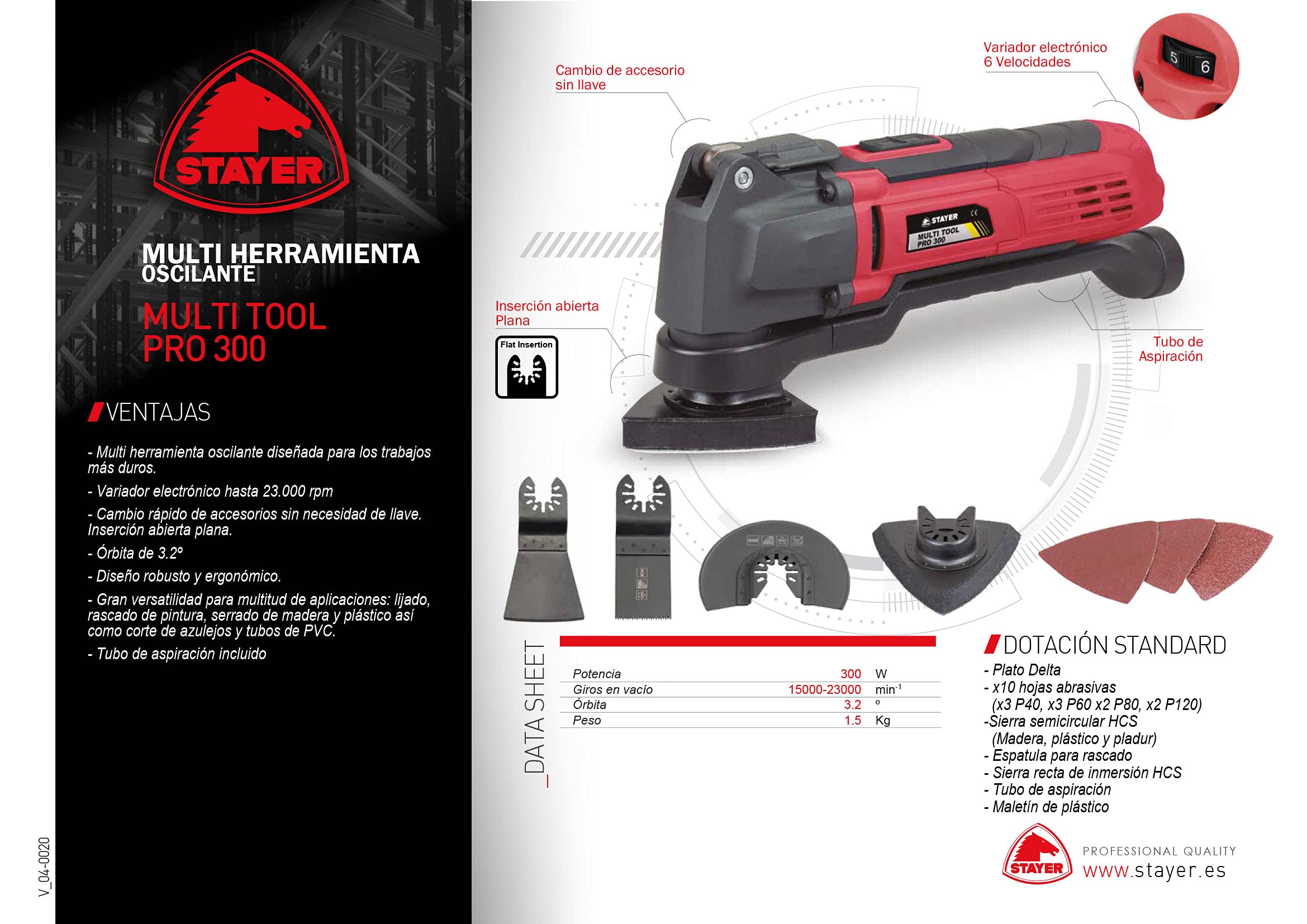 Multi TOOL Stayer PRO 300-Multi Strumento