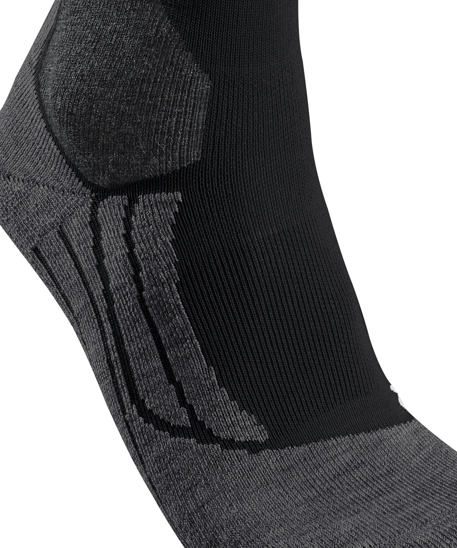 FALKE Kobiety Skarpety narciarskie SK2 Intermediate W Kh Wełna ciepłe grube 1 Para, Czarny Black 3008, 37-38