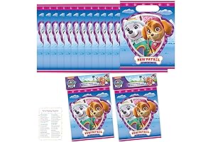 Paw Patrol Party Favor Bags Skye Girl Everest Birthday Decoration
