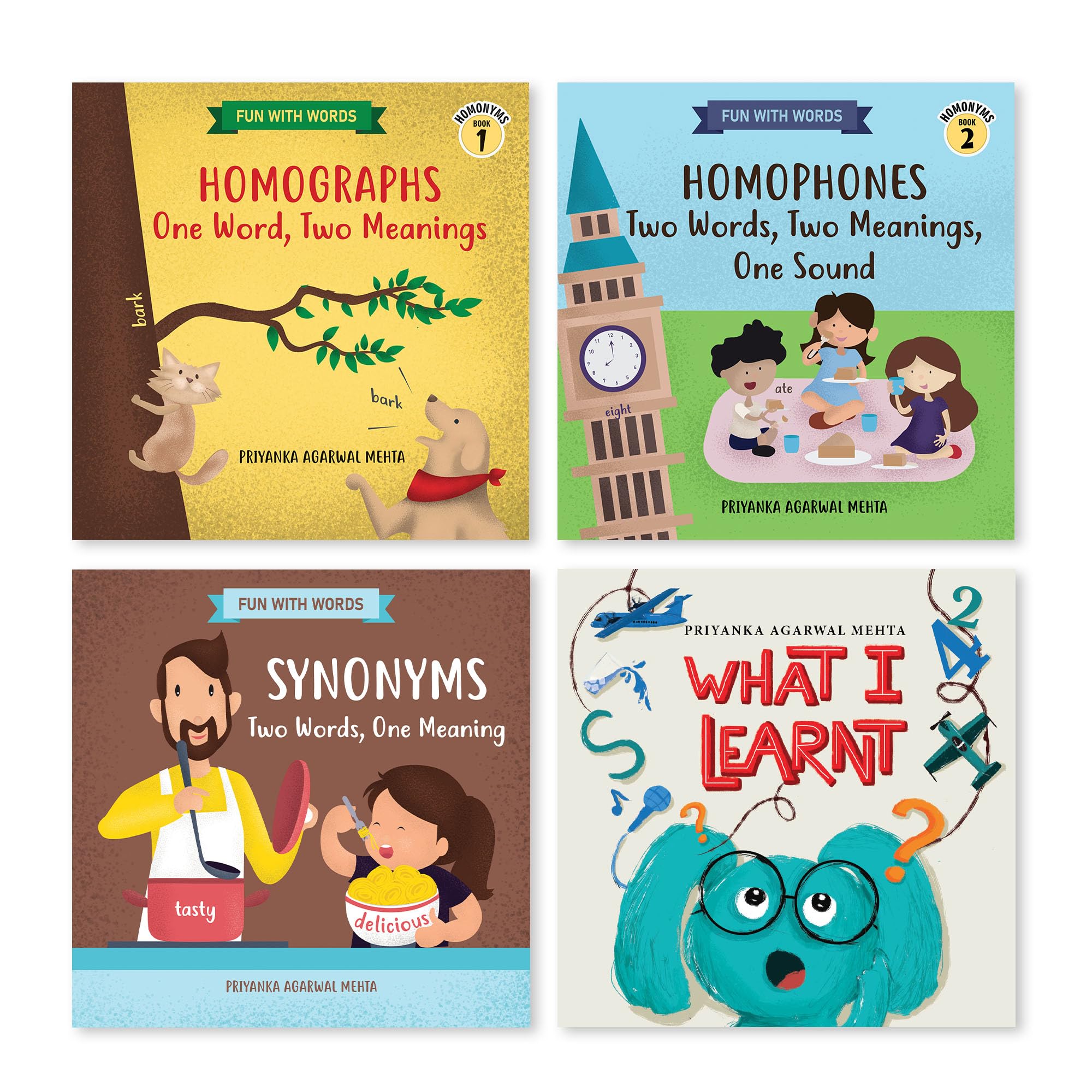 Raise a Learner Book Set by SAM & MI: Story Books for Children to Improve Vocabulary & Spelling | Early Learning Activity Books for Kids | Diwali Gifts for Kids, Boys & Girls Ages 3, 4, 5, 6, 7, 8