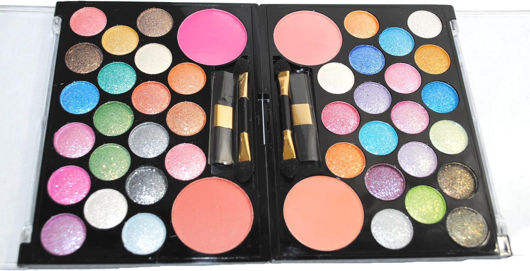 44 Pearl Eyeshadow & Blush Makeup Palette Kit Set