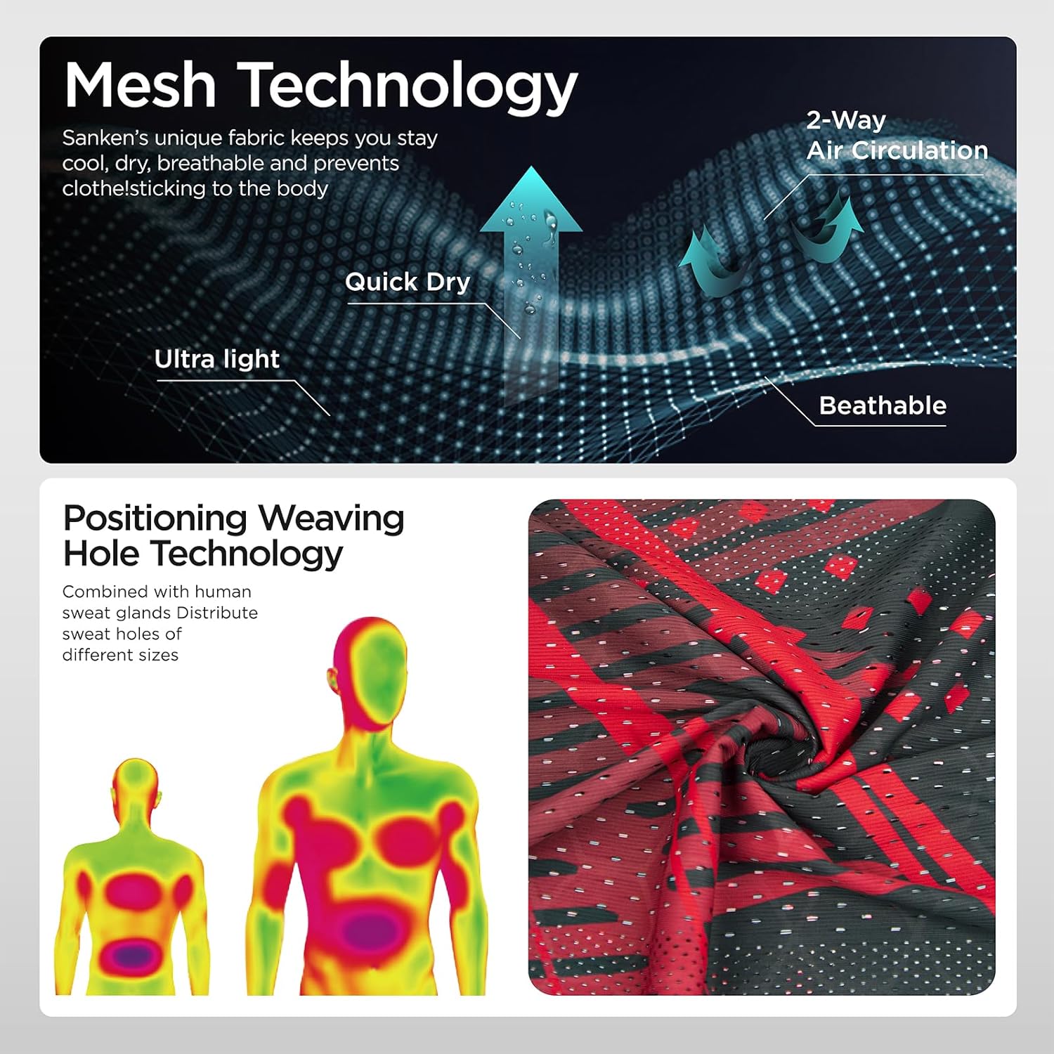 Sanken Men's Seamless Running Tank Tops Ultra Lightweight Marathon Singlets Breathable Race Vests Quick Dry Sleeveless Shirt - Image 8