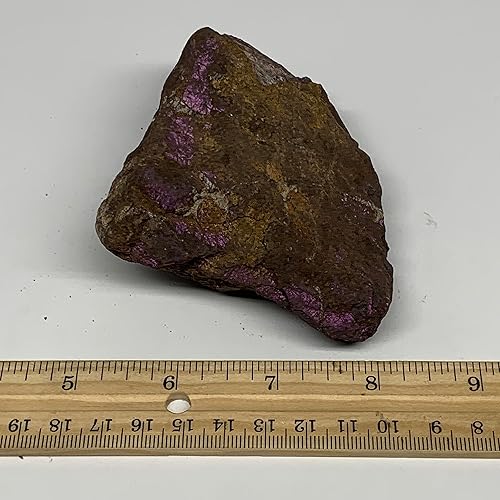 Miniatura 3 de 12.89 oz, 4.4 x 3.1 x 1.4 pulgadas, especímenes de minerales de cristal de purita crudo natural de Namibia, B29194