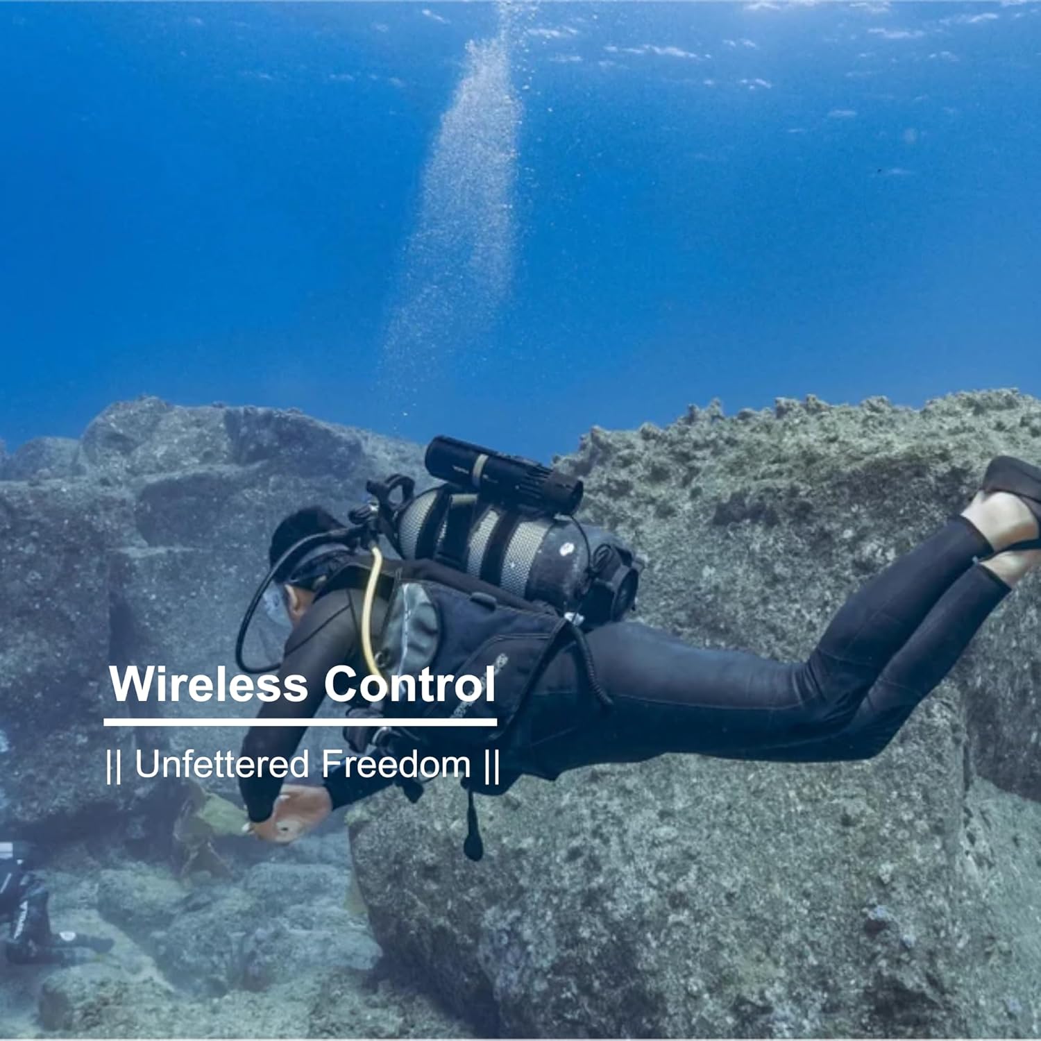 LEFEET P1 submarine scooter | Scooter of the high -performance modular sea, standard 100W model battery, with camera support omp : 2m/s mas. 3